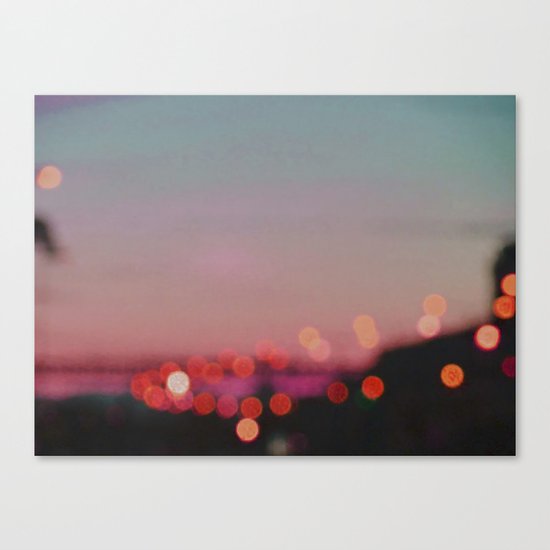 SUNSET ABSTRACT Canvas Print