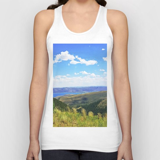 Bear Lake Blue Unisex Tank Top