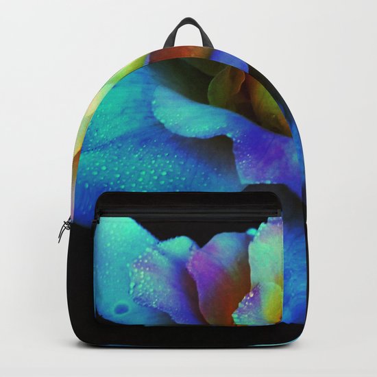 Pastel Rainbow Rose Backpack