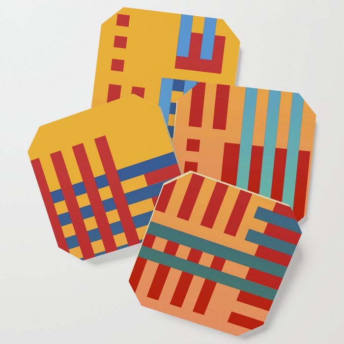 Warm Moroccan Tribal Coaster