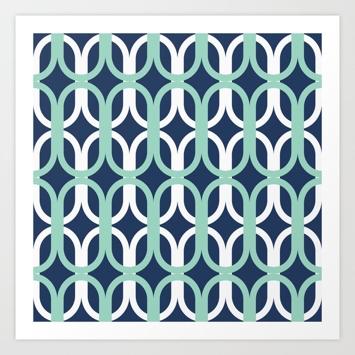 Retro Mid Century Modern Geometric Oval Lattice Pattern Art Print By 19monkeys Society6 Designers drew on the ideals of european modernists and fused them with that feeling of optimism and prosperity to create bright, colorful, and vibrant work intended. retro mid century modern geometric oval lattice pattern art print by 19monkeys