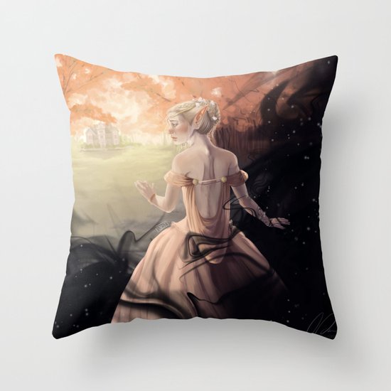 Fox In A Hen House Throw Pillow By Jessdoodles Society6