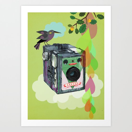 Vintage Camera Coronet Consul Art Print