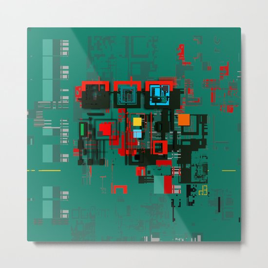 Triadian Navigational Apparatus Metal Print