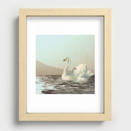 Swan lake Recessed Framed Print