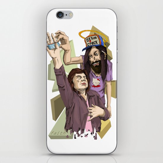 you love jesus-Jesus love's crack iPhone & iPod Skin