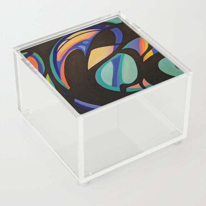 Stained Glass Painting No. 1 Acrylic Box