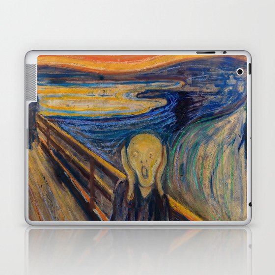 Edvard Munch - The Scream 1893 Laptop & iPad Skin