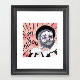 "I am a Cloon!" Chip Baskets Print Framed Art Print