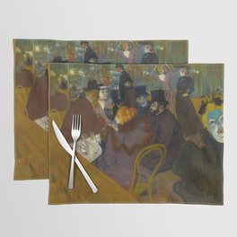 Toulouse-Lautrec - At the Rouge Placemat
