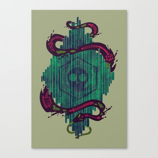 Death Crystal Canvas Print
