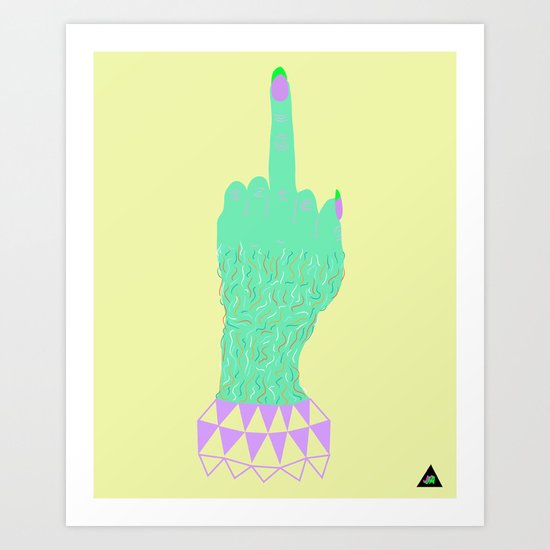 Magic Finger Art Print