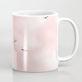 Pink Bird Skies Art Print Coffee Mug