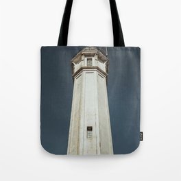 The white lighthouse of Alcatraz island | Travel photography fine art photo print | California, U.S.A. Tote Bag