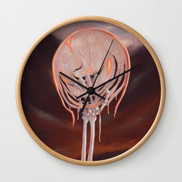 Time on Our Hands Wall Clock