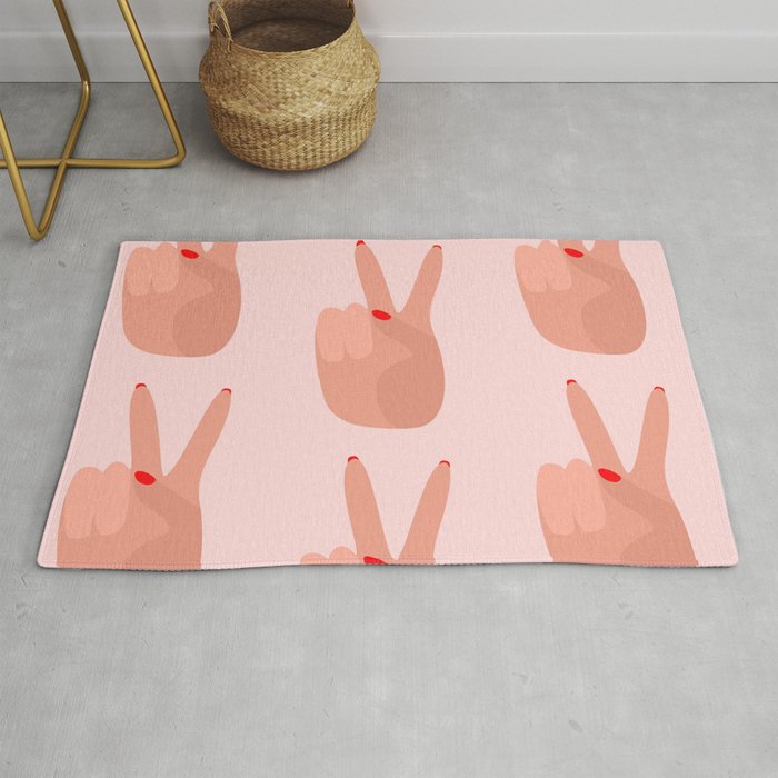 peace and love Rug