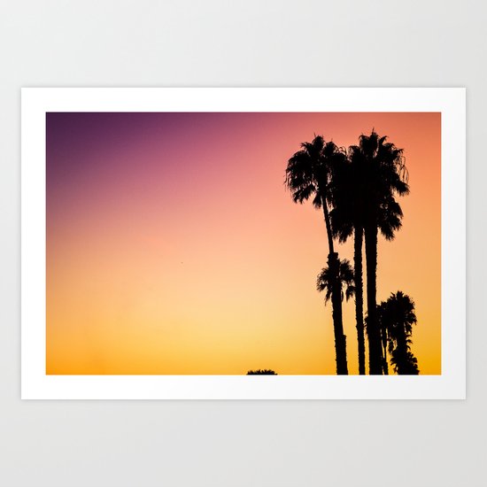 Tropical Sunset Art Print