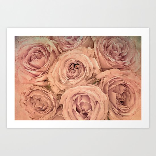 Romantic roses(14) Art Print