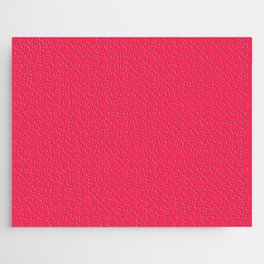 Color 036 - Hot Pink, Coral, Vibrant, Love, Passion, Wine Jigsaw Puzzle