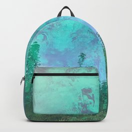Kitch-iti-Kipi: Heaven's Mirror Backpack | Spring, Evergreen, Digital, Color, Upperpeninsula, Photo, Kitch Iti Kipi, Reflection, Trees, Cosmic 
