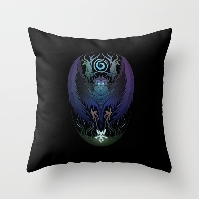 Kuro's Embrace Throw Pillow