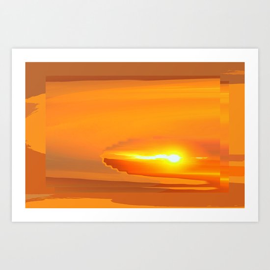 Sunrise Pollen Art Print
