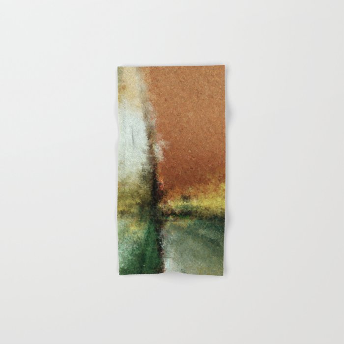 Focal Point Digital Painting Hand Bath Towel By Wim Designs