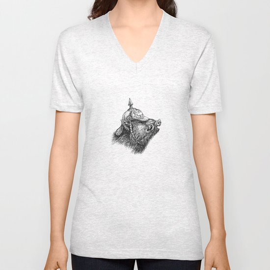 War Pig Unisex V-Neck