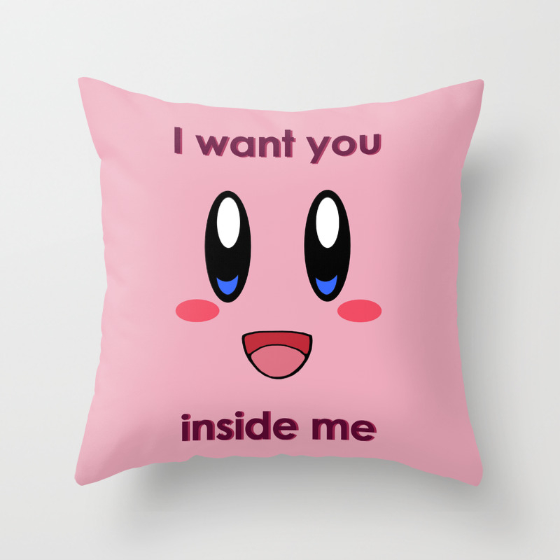I Want You Kirby Throw Pillow By Ppwk Society6