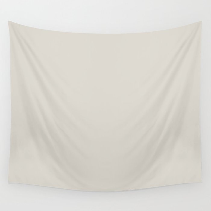 Grayish Off White Solid Color PPG Silent Smoke PPG1025-2 - All Color - Single Shade - Simple Hue Wall Tapestry
