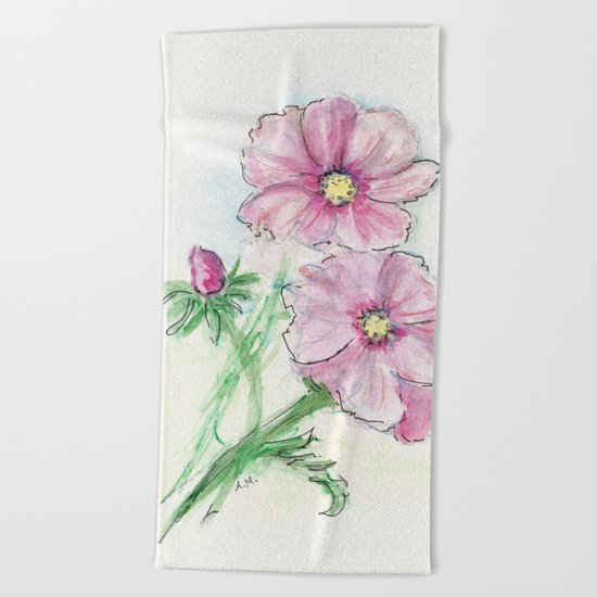 Minute Waltz Beach Towel