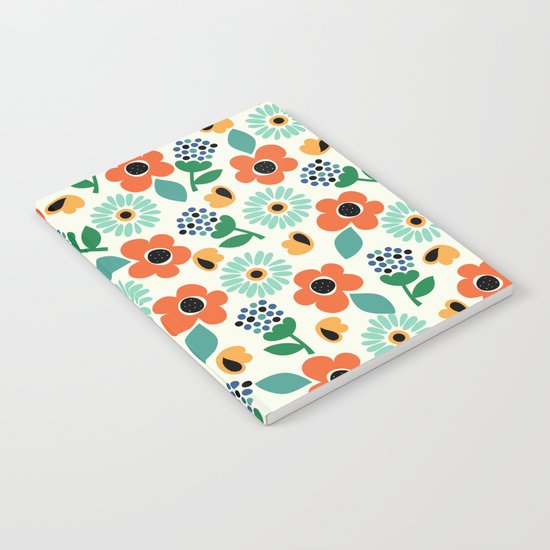 Floral Time Notebook
