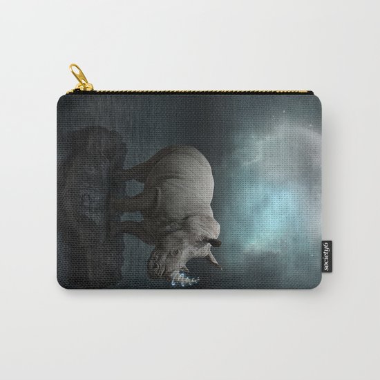 Power Is No Blessing In Itself v.1 (Protect the Rhino) Carry-All Pouch