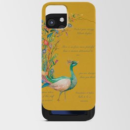 Strength of the Peacock iPhone Card Case