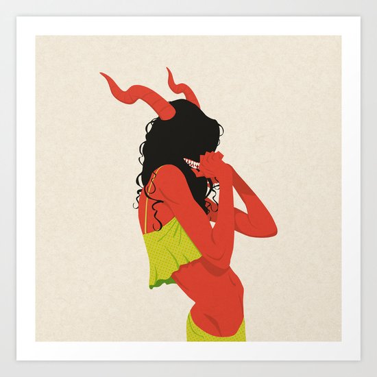 LADY MALADIE Art Print