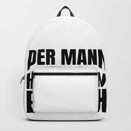 The man behind the belly song bacon text gift Backpack | Belly, Songs, Brawny, Masiv, Man, Giftidea, Graphicdesign, Fat, Chubby, Sixpack 