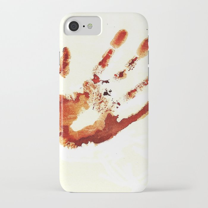 Castiel's handprint iPhone Case