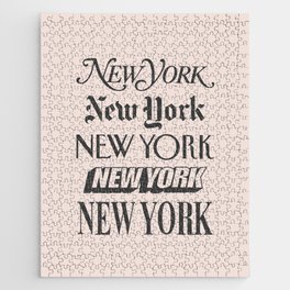New York I Heart New York City New York Poster I Love NYC Design Home Wall Decor Jigsaw Puzzle