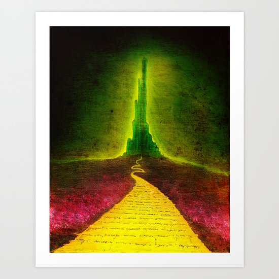 Dark Emerald Art Print