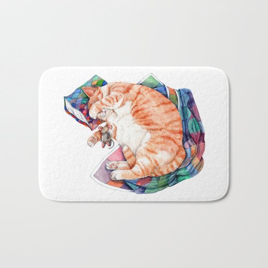 Zoi's Winter Nap Bath Mat