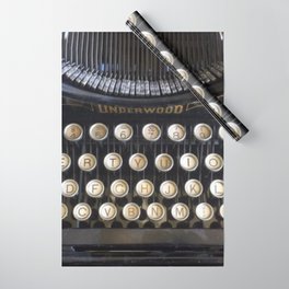 Vintage Typewriter Wrapping Paper