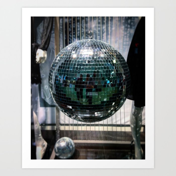 Disco ball Art Print