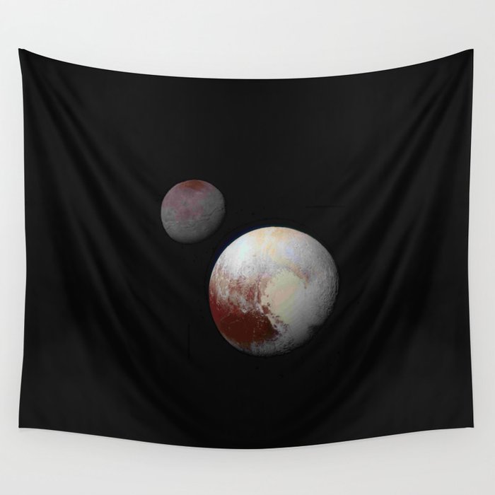 Nasa picture 32: Pluto and Charon Wall Tapestry