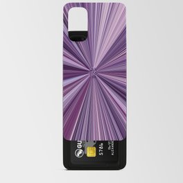 lilac stripes Android Card Case