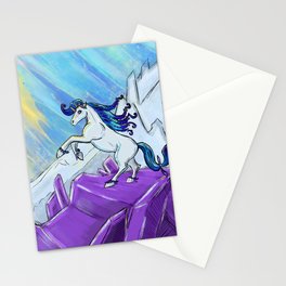 A Wild Pandoracorn in a field of Eridium  Stationery Cards