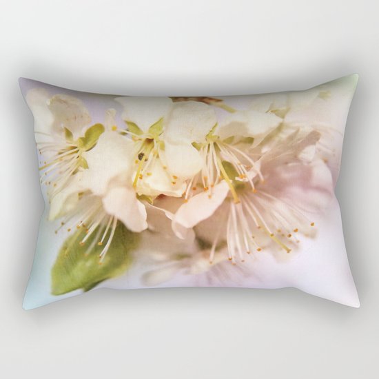apple blossoms Rectangular Pillow