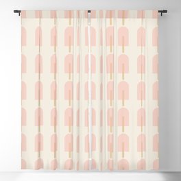 Pink Popsicle Pattern Blackout Curtain