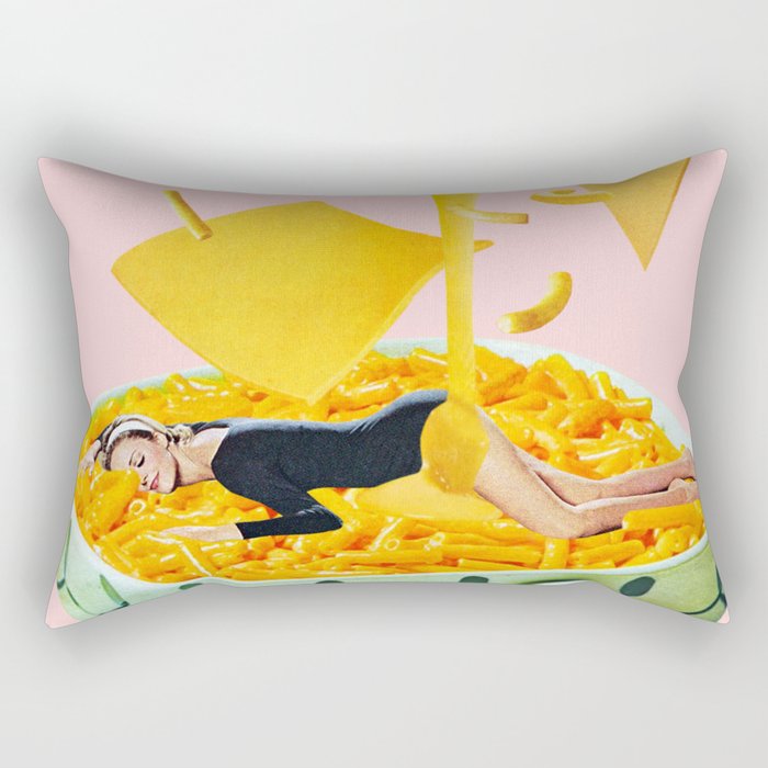 Cheese Dreams (Pink) Rectangular Pillow