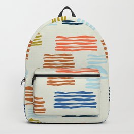 Modern Abstract Shape Patterns V Backpack