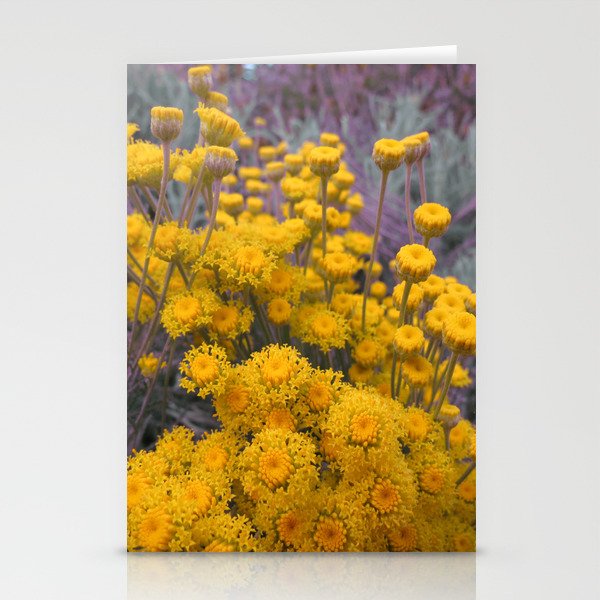 Yellow flowers Stationery Cards